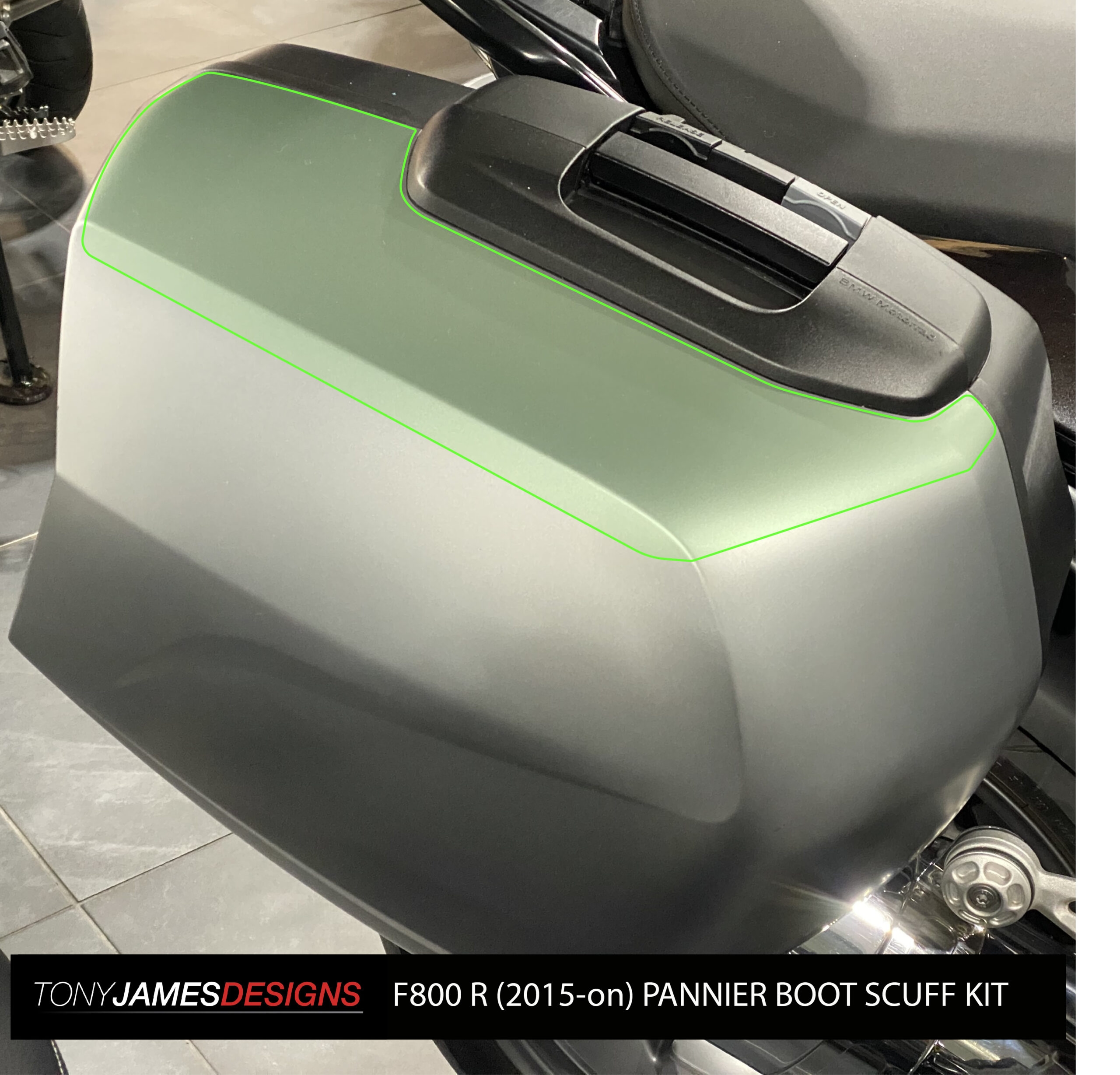 BMW F800 R (15-on) PANNIER BOOT SCUFF KIT