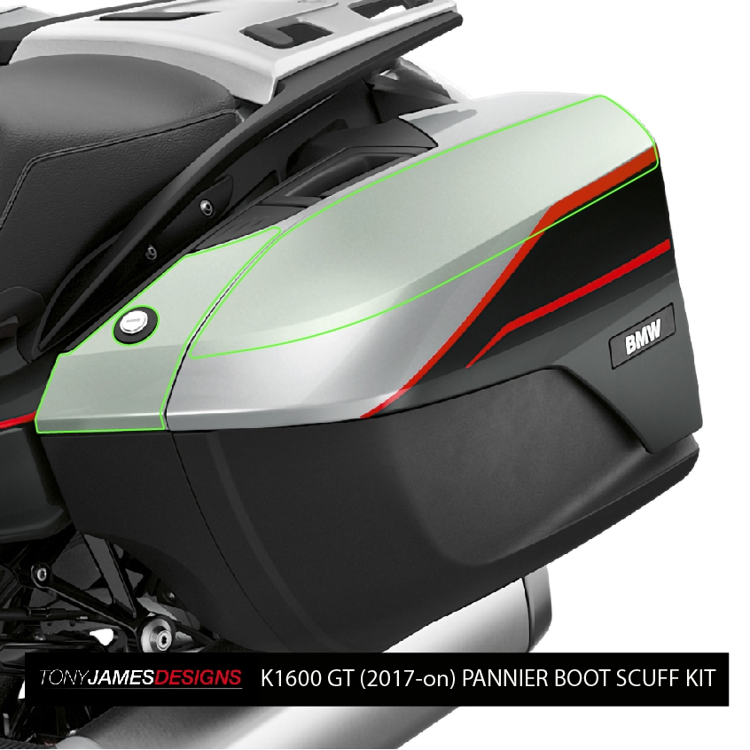 BMW K1600 GT (2017-on) PANNIER BOOT SCUFF KIT