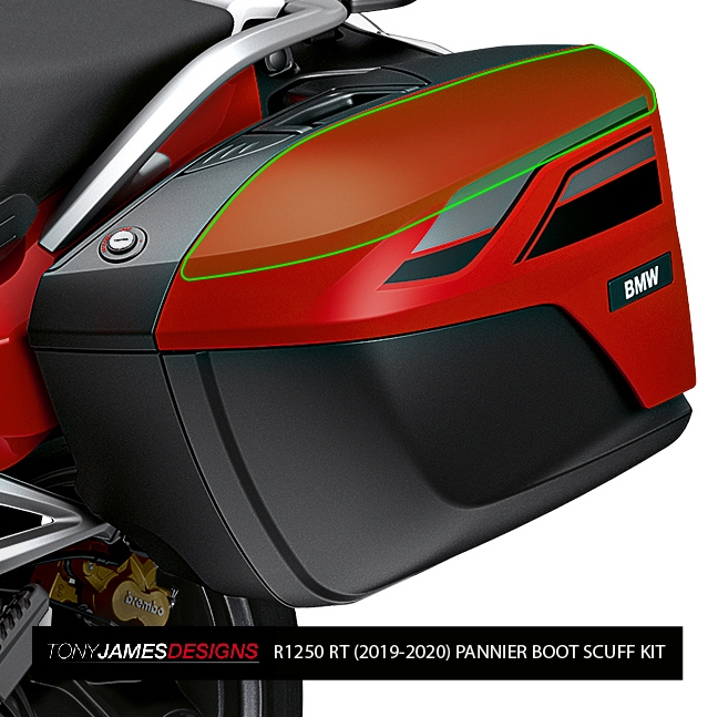 R1250 RT (2019-2020) PANNIER BOOT SCUFF KIT