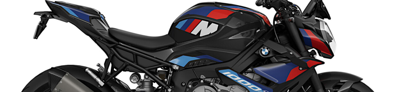 Motorcycle finished in precision-cut paint protection film